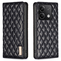 Klapkové puzdro pre Xiaomi Redmi Note 13 5G, Wallet, BINFEN COLOR, čierne