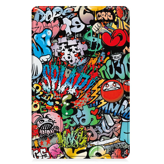 Puzdro pre Samsung Galaxy Tab A9, Smartcase, graffiti