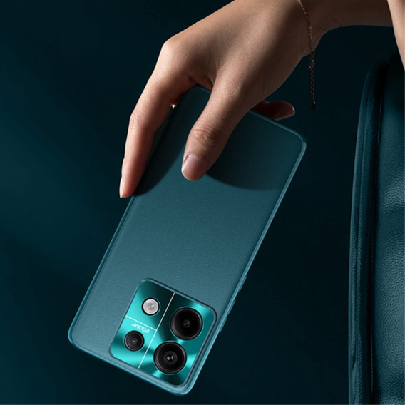 Kožené puzdro pre Xiaomi Redmi Note 13 5G, leather hybrid, zelený
