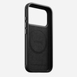 Puzdro Nomad pre iPhone 17 Pro, moderné kožené puzdro, čierne
