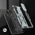 Obal na mobil pre Samsung Galaxy Z Fold6 5G, CamShield Slide, strieborné