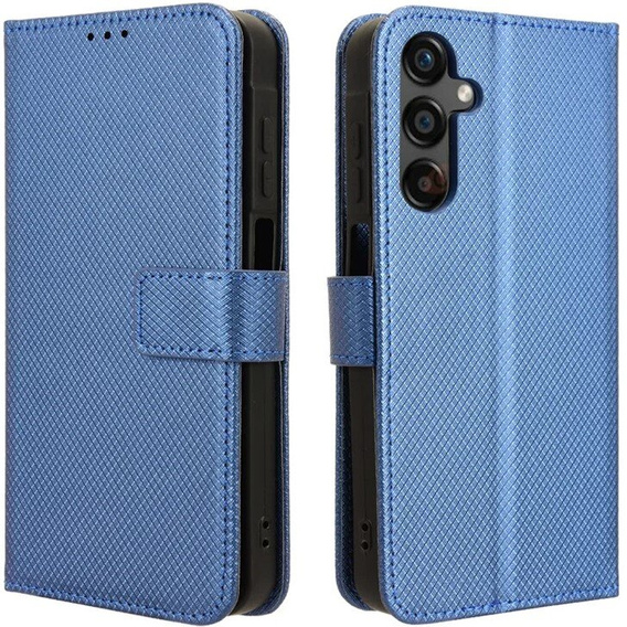 Klapkové puzdro pre Samsung Galaxy M55 5G, Wallet Smart Magnet, modré