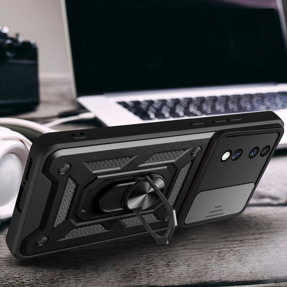 Obal na mobil pre Honor 70 5G, CamShield Slide, čierne