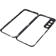 Puzdro pre Samsung Galaxy S21, Magnetic Dual Glass, čierne