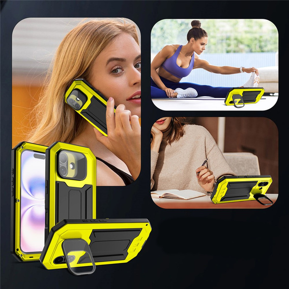 Puzdro R-JUST s ochranným sklom a stojanom pre iPhone 17