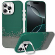 Puzdro pre iPhone 16 Pro, Frame Kickstand, pre MagSafe, Sand Green