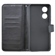 Klapkové puzdro pre Oppo A38 4G / Oppo A18 4G, Crazy Horse Wallet, čierne