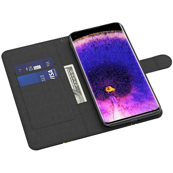 Klapkové puzdro pre Oppo A17, Wallet, Cat & Tiger