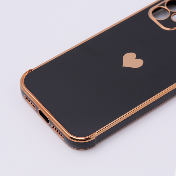 Obal na mobil pre Apple iPhone 11, Electro heart, čierne