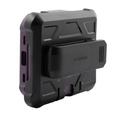 Pancierované puzdro pre Samsung Galaxy Z Flip 4 5G, Dexnor Clip Holder, fialové