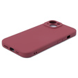 Obal na mobil pre iPhone 15, Silicone Lite, červené