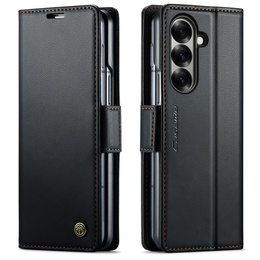 CASEME Litchi Wallet flipové puzdro pre Samsung Galaxy Z Fold7 5G