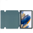 Puzdro s klávesnicou pre Samsung Galaxy Tab A9+, Rotary 360° Leather, tmavozelené