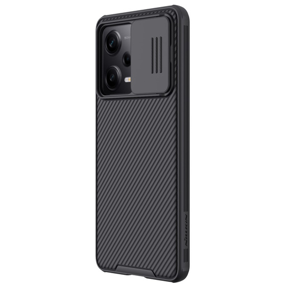 Puzdro pre Xiaomi Poco X5 Pro 5G, pancierované Nillkin, CamShield Pro, čierne