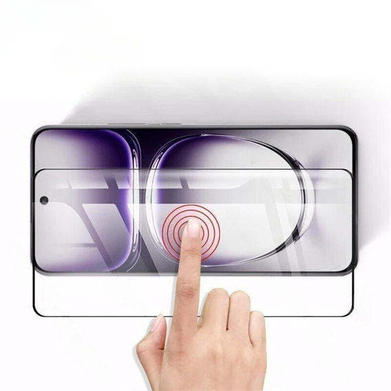 3D tvrdené sklo pre Oppo Reno 12 Pro, čierny rám