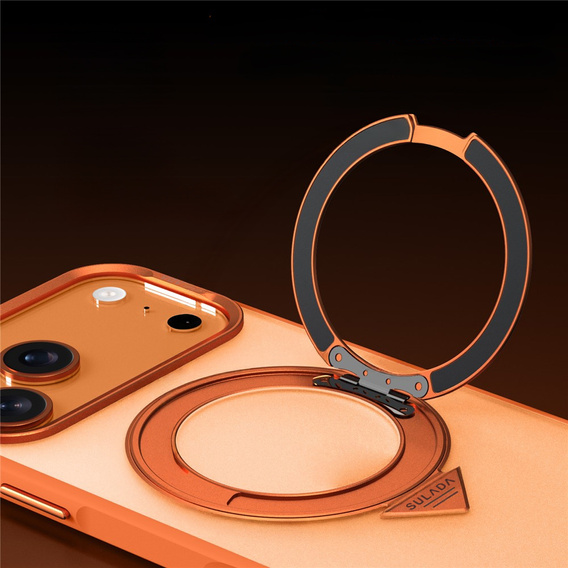 SULADA Magnetic Matte - puzdro MagSafe so stojanom pre iPhone 17 Pro