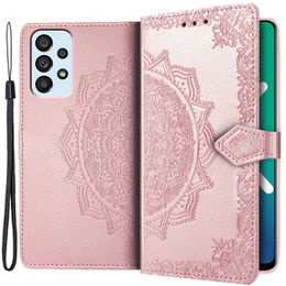Klapkové puzdro pre Samsung Galaxy A53 5G, Mandala Flower, ružové