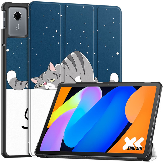 Puzdro pre Lenovo Idea Tab 11" 2025 TB336FU TB336ZU, s funkciou stojana, Smartcase, Sleeping Cat