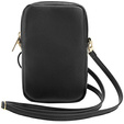 Puzdro na mobilný telefón Guess Zip Leather Triangle 4G