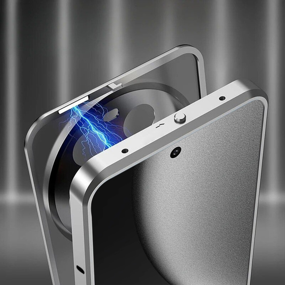 Puzdro pre Xiaomi 15 Ultra, Frame Case, strieborné