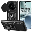 Obal na mobil pre Realme 14 Pro 5G, CamShield Slide, čierne