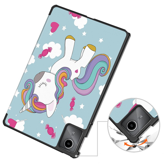 Puzdro pre Lenovo Tab M11, Smartcase, unicorn