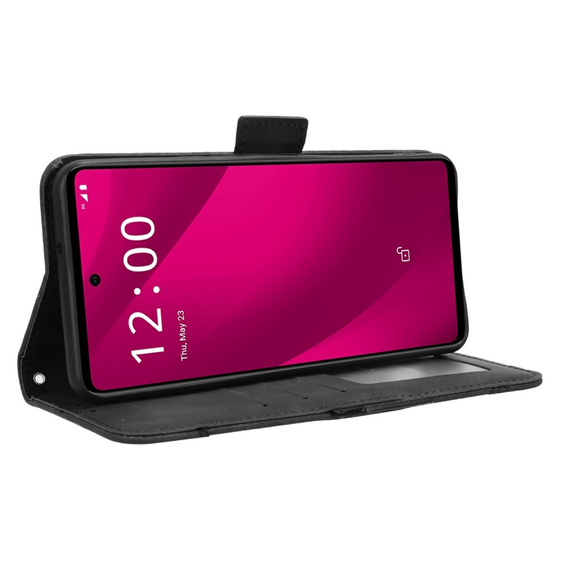 Klapkové puzdro pre T Phone 2 Pro 5G, Card Slot, čierne