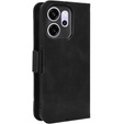 Puzdro s chlopňou pre Oppo Reno 14F, slot na kartu, peňaženka, čierne