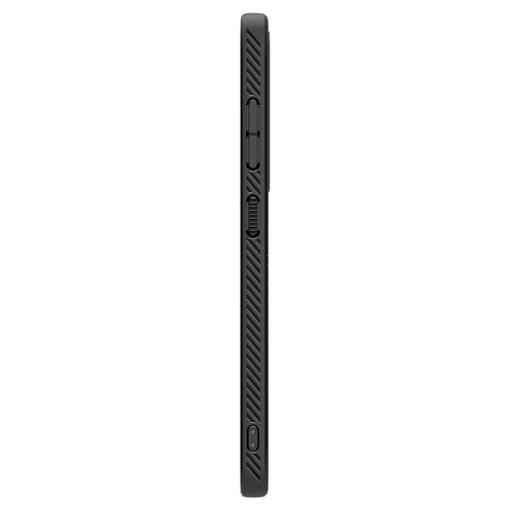 Puzdro Spigen pre Samsung Galaxy S25+ Plus, Liquid Air, čierne + tvrdené sklo 9H