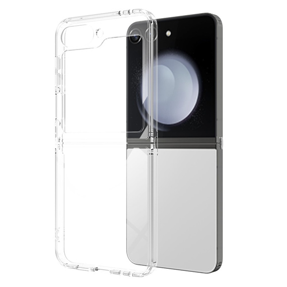 Obal na mobil pre Samsung Galaxy Z Flip7 FE / Z Flip6, Fusion Hybrid, priehľadné