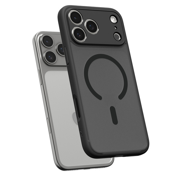 Spigen Ultra Hybrid MagSafe puzdro pre iPhone 17 Pro Max, Frost Black