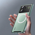Ochranné puzdro na fotoaparát pre Xiaomi 13T / 13T Pro, CamShield MagSafe, transparentné / zelené