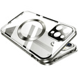 Magnetické puzdro Dual Glass MagSafe pre iPhone 16 Pro, titán