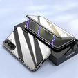 Puzdro pre Samsung Galaxy A36, Magnetic Dual Glass, čierne
