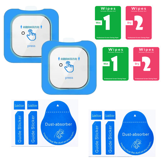 2x ERBORD tvrdené sklo na ochranu displeja pre Oppo Find X9