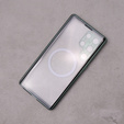 Magnetické puzdro Dual Glass MagSafe pre Samsung Galaxy S22 Ultra, zelený