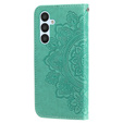 Klapkové puzdro pre Samsung Galaxy A54 5G, Mandala Flower, zelený