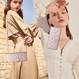 Puzdro s chlopňou pre Honor 400 5G, Crossbody Leather Wallet, ružové