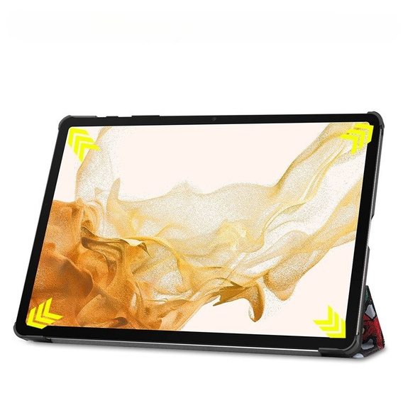 Puzdro pre Samsung Galaxy Tab S9 Plus, Smartcase, graffiti