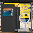 Klapkové puzdro pre iPhone 14 Pro, RFID Wallet MagSafe CamShield, čierne
