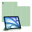Puzdro pre Apple iPad Air 11" 6 gen. 2024 (A2902, Smartcase s priestorom pre stylus, zelený