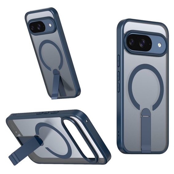 Hybridné puzdro Fusion pre Google Pixel 10 / 10 Pro, pre MagSafe, so stojanom, modré