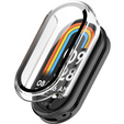 Puzdro 2v1 + tvrdené sklo pre Xiaomi Smart Band 10 / 9 / 8, čierne