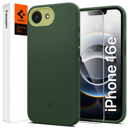 Spigen puzdro pre iPhone 16E, Nano Pop MagSafe, zelený + tvrdené sklo 9H