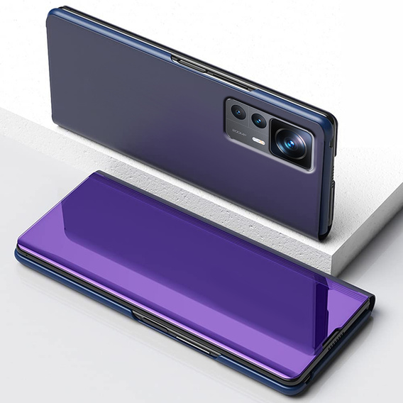 Obal na mobil pre Xiaomi 12T / 12T Pro, Clear View, fialové
