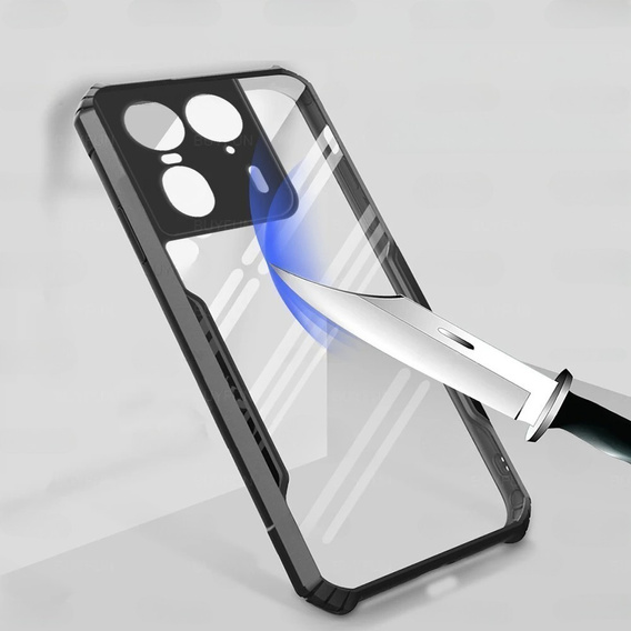 Obal na mobil pre Motorola Edge 50 Ultra, AntiDrop Hybrid, čierne