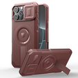 Obrnené puzdro pre iPhone 16 Pro Max, Dexnor CamProtect MagSafe, červené