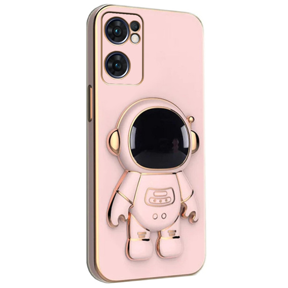 Obal na mobil pre Oppo Reno 7 5G, Astronaut, ružové