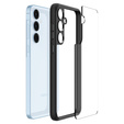 Puzdro Spigen pre Samsung Galaxy A55 5G, Ultra Hybrid, čierne + tvrdené sklo 9H