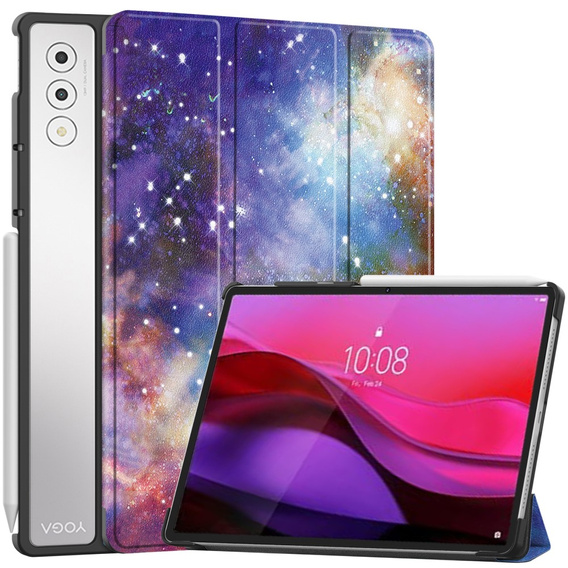 Puzdro pre Lenovo Yoga Tab Plus, Smartcase, galaxy